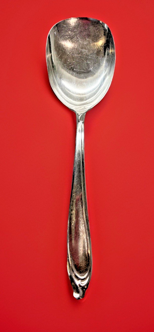 International Silver 1960 Casserole Serving Spoon Silver Plate 9” L3